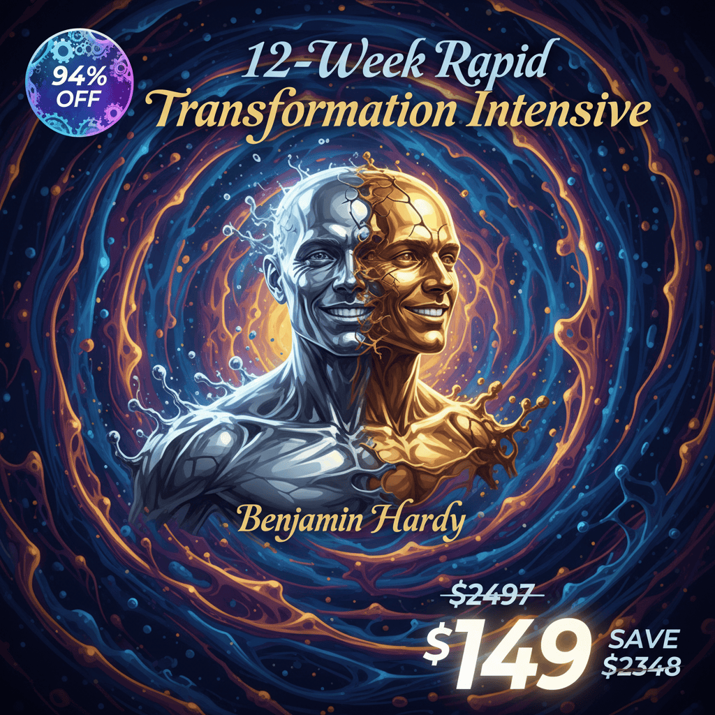 12-Week Rapid Transformation Intensive - Complete Course at Best Price 2025 by Benjamin Hardy Concept