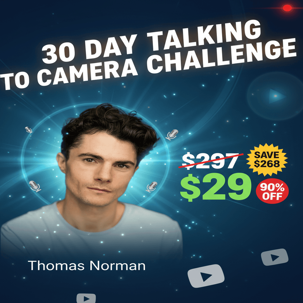 30 Day Talking To Camera Challenge - Complete Course at Best Price 2025 by Thomas Norman