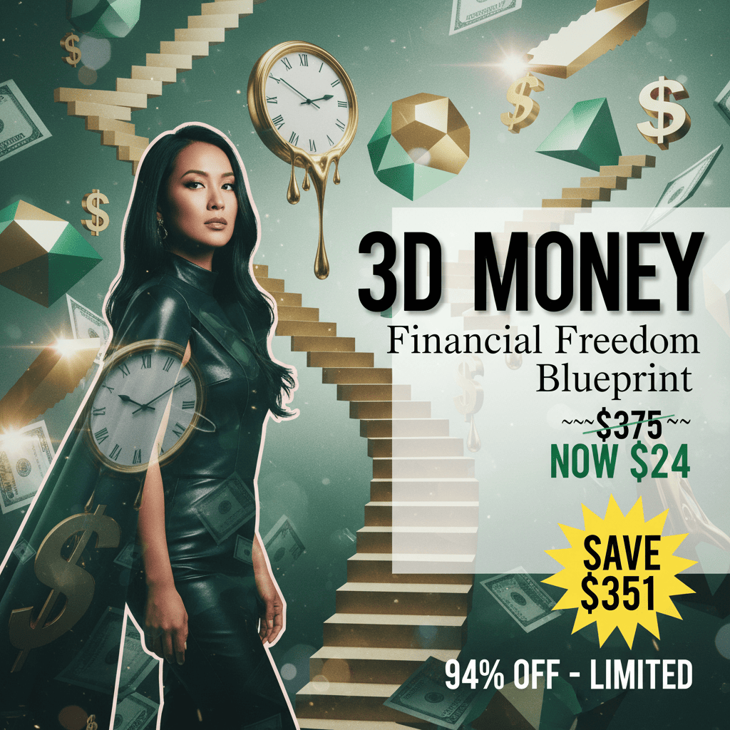 3D Money - Complete Course at Best Price 2025 by Erika Kullberg Concept