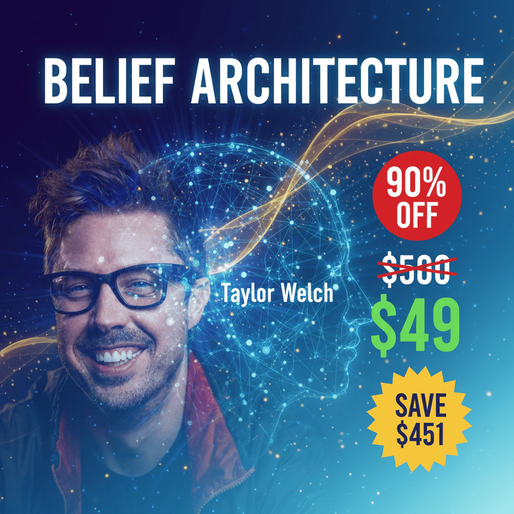 Belief Architecture - Complete Course at Best Price 2025 by Taylor Welch