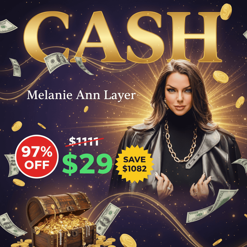 Cash - Complete Course at Best Price 2025 by Melanie Ann Layer