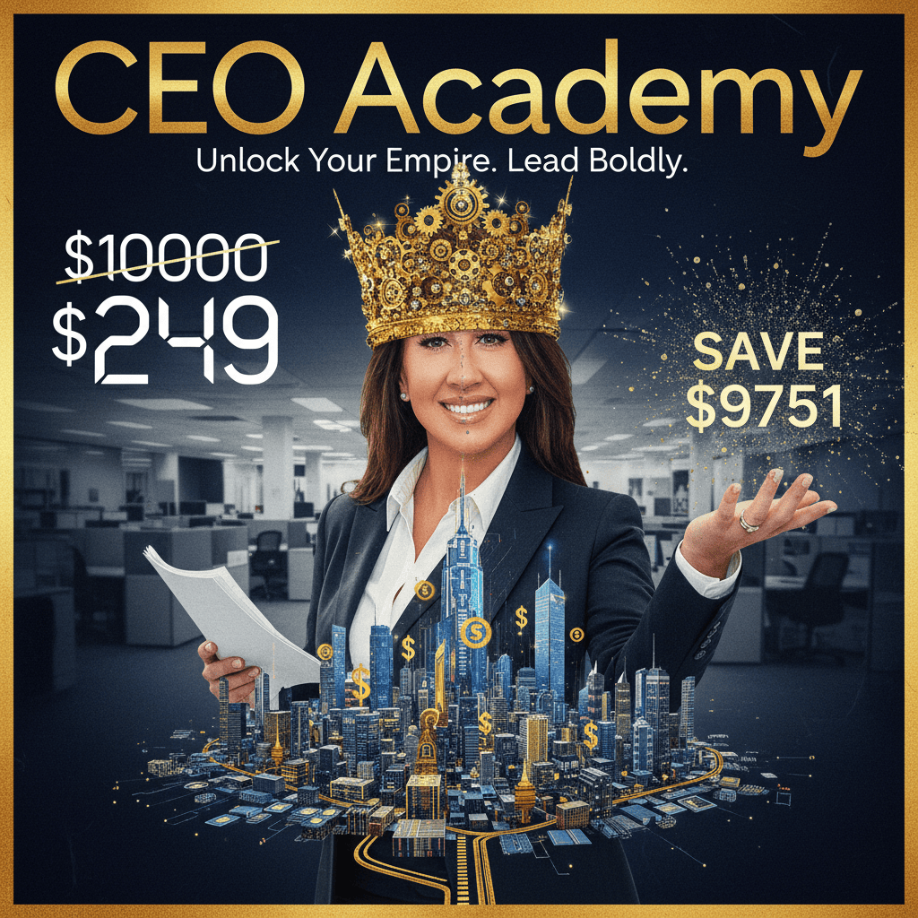 CEO Academy - Complete Course at Best Price 2025 by Xtina Harmsworth Concept