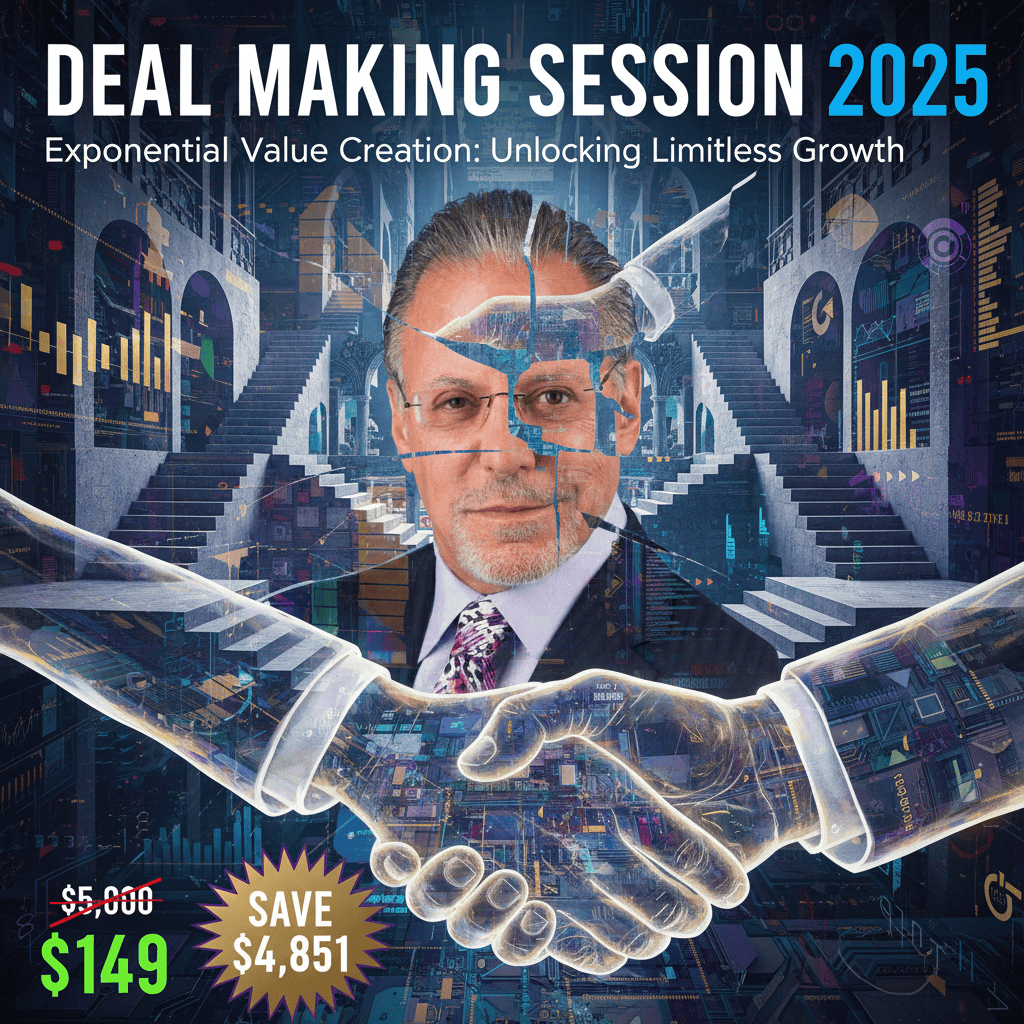 Deal Making Session 2025 - Complete Course at Best Price 2025 by Jay Abraham Concept