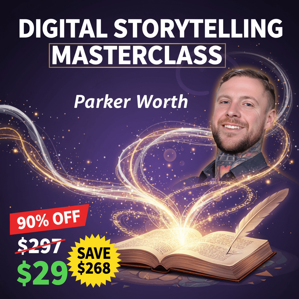 Digital Storytelling Masterclass - Complete Course at Best Price 2025 by Parker Worth