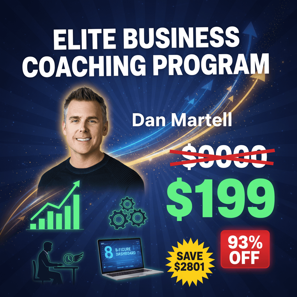 Elite Business Coaching Program - Complete Course at Best Price 2025 by Dan Martell