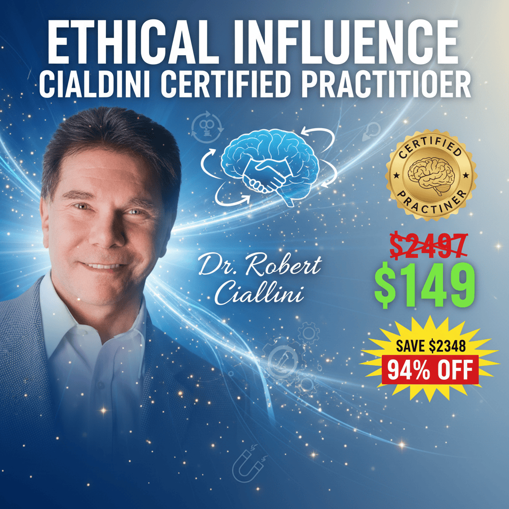 Ethical Influence Cialdini Certified Practitioner: Complete Course at Best Price
