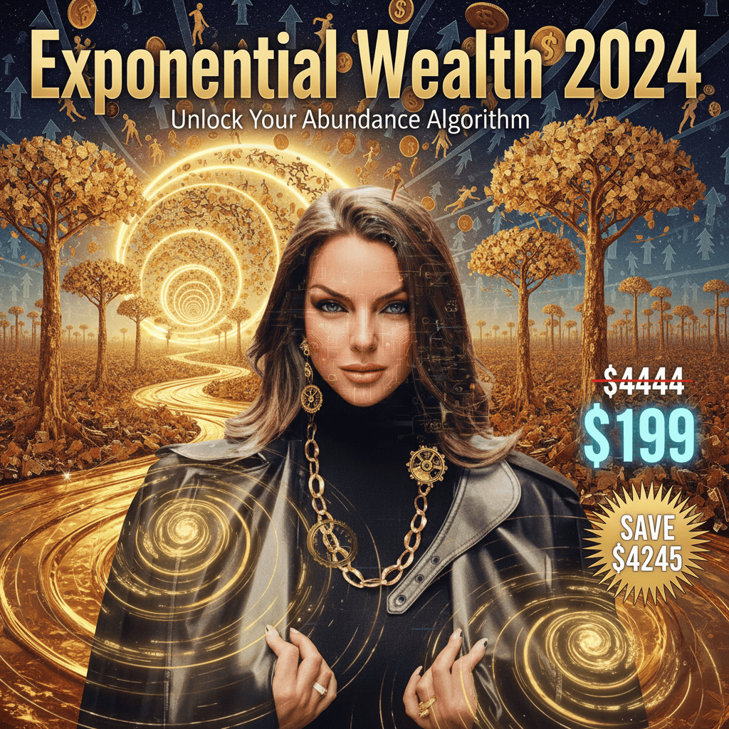 Exponential Wealth 2024 - Complete Course at Best Price 2025 by Melanie Ann Layer Concept
