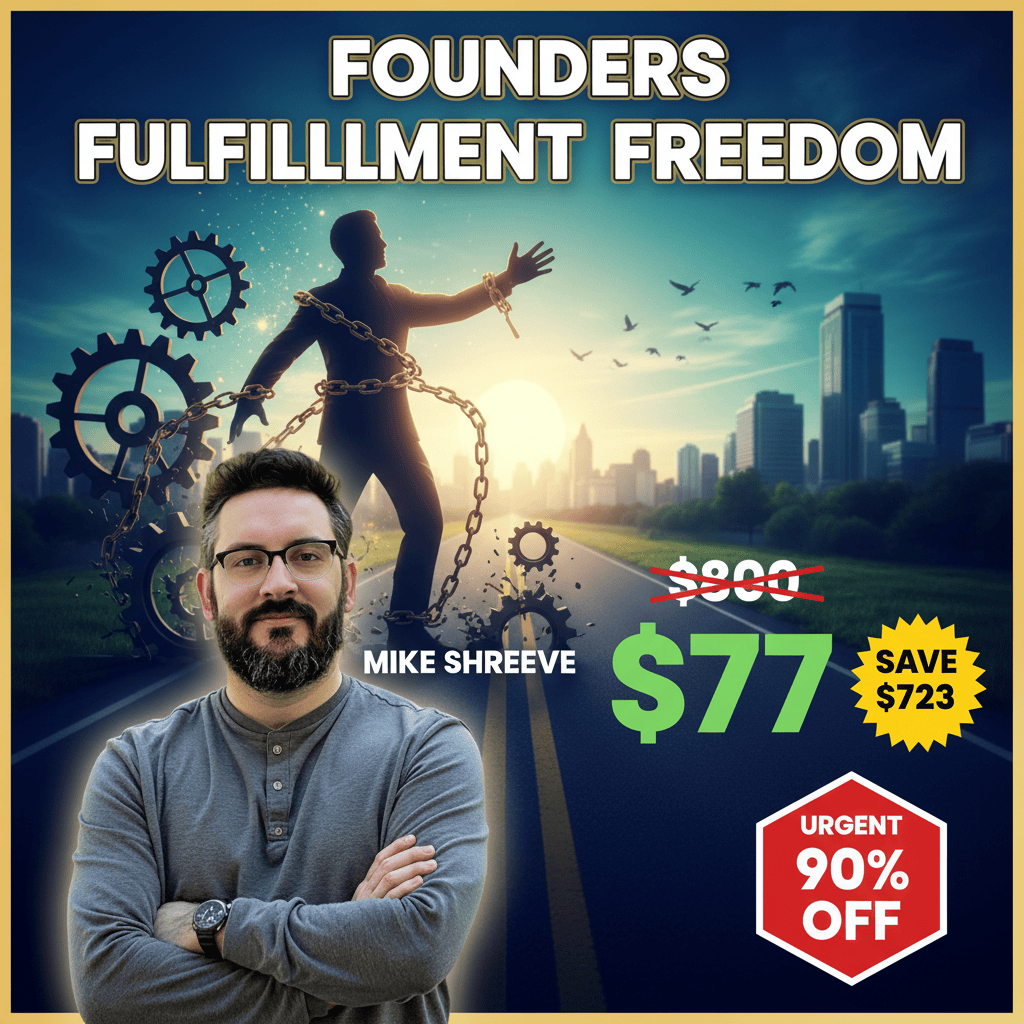 Founders Fulfillment Freedom by Mike Shreeve: Complete Course at Best Price
