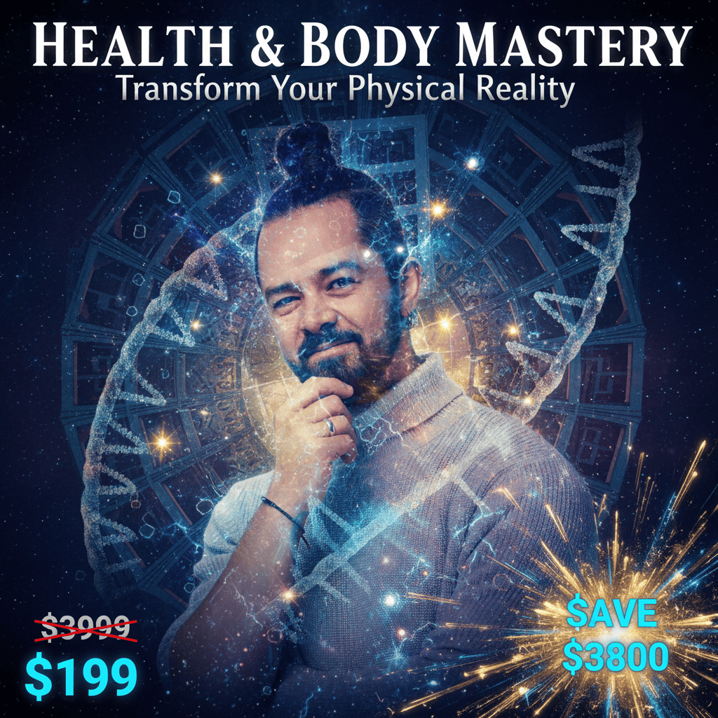 Health & Body Mastery - Complete Course at Best Price 2025 by Mindvalley Ronan Diego De Oliveira Concept