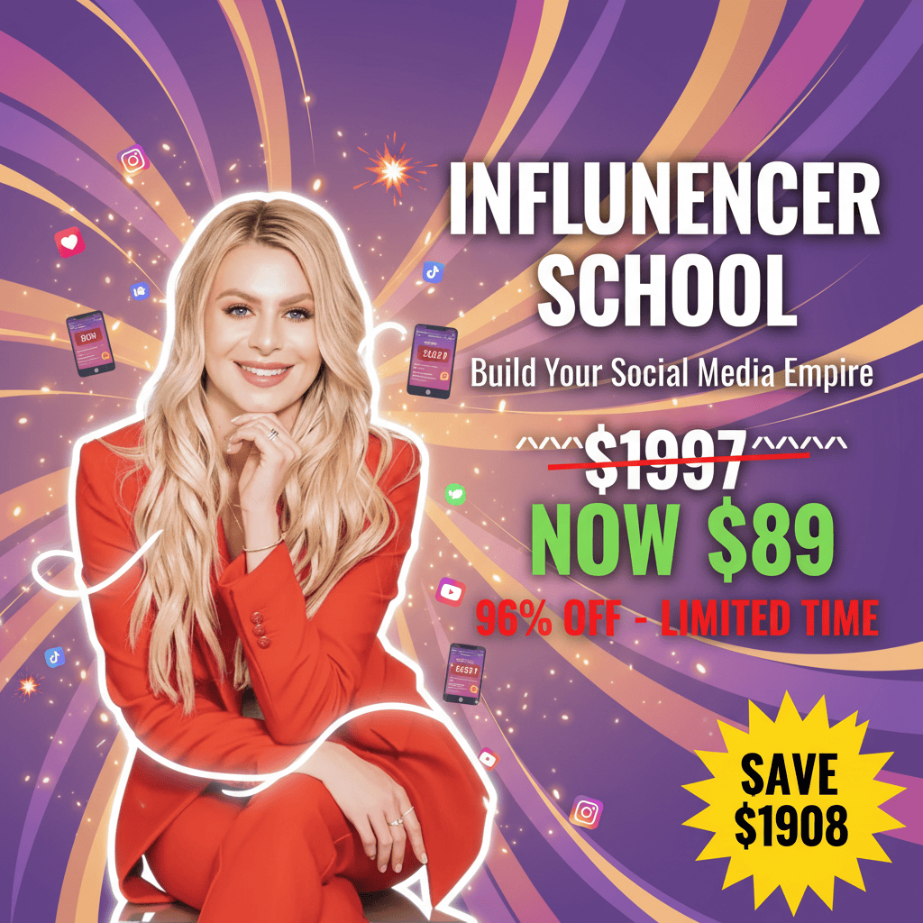 Influencer School - Complete Course at Best Price 2025 by Bossbabe