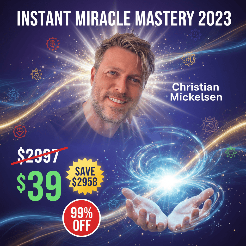 Instant Miracle Mastery 2023 - Complete Course at Best Price 2025 by Christian Mickelsen