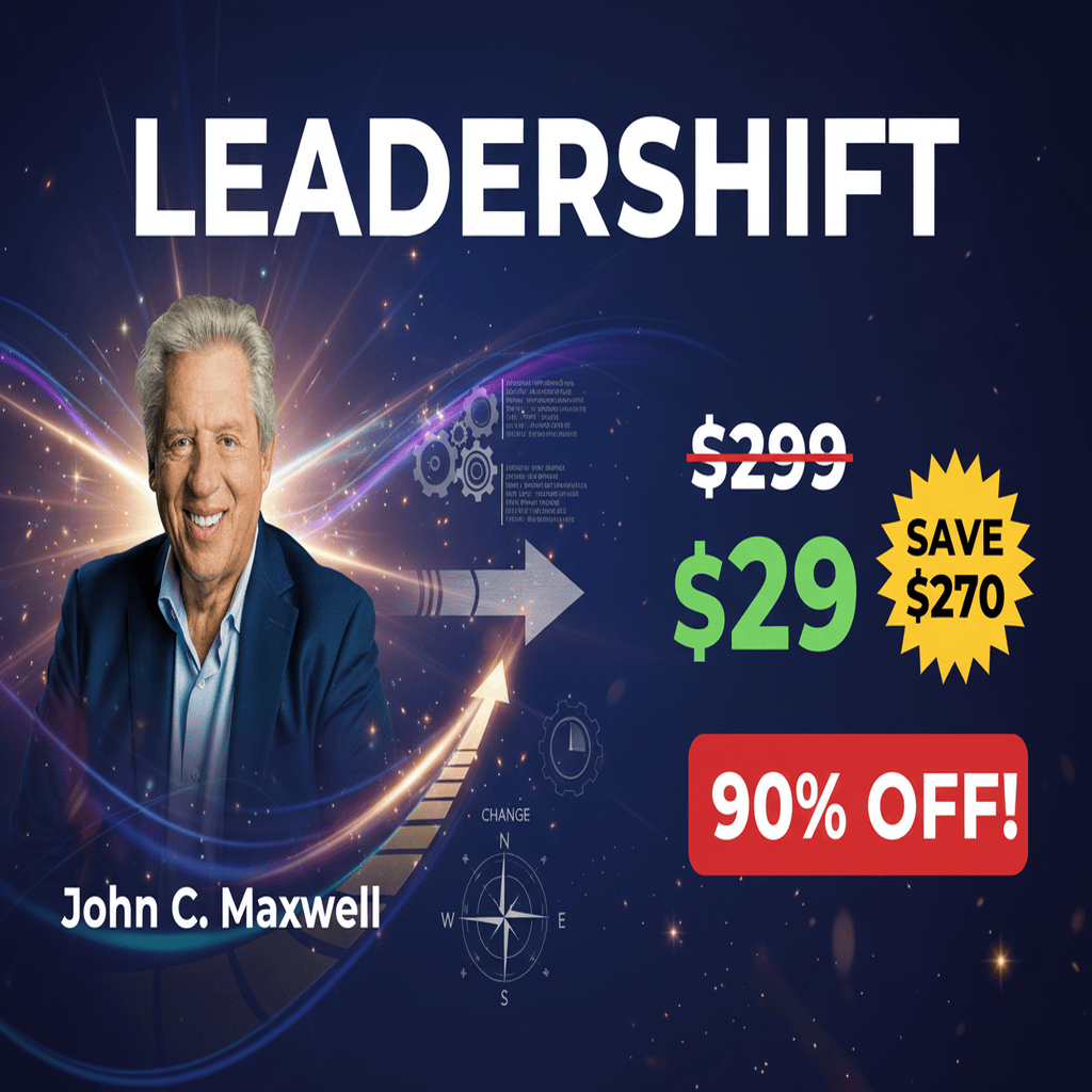 Leadershift - Complete Course at Best Price 2025 by John C Maxwell