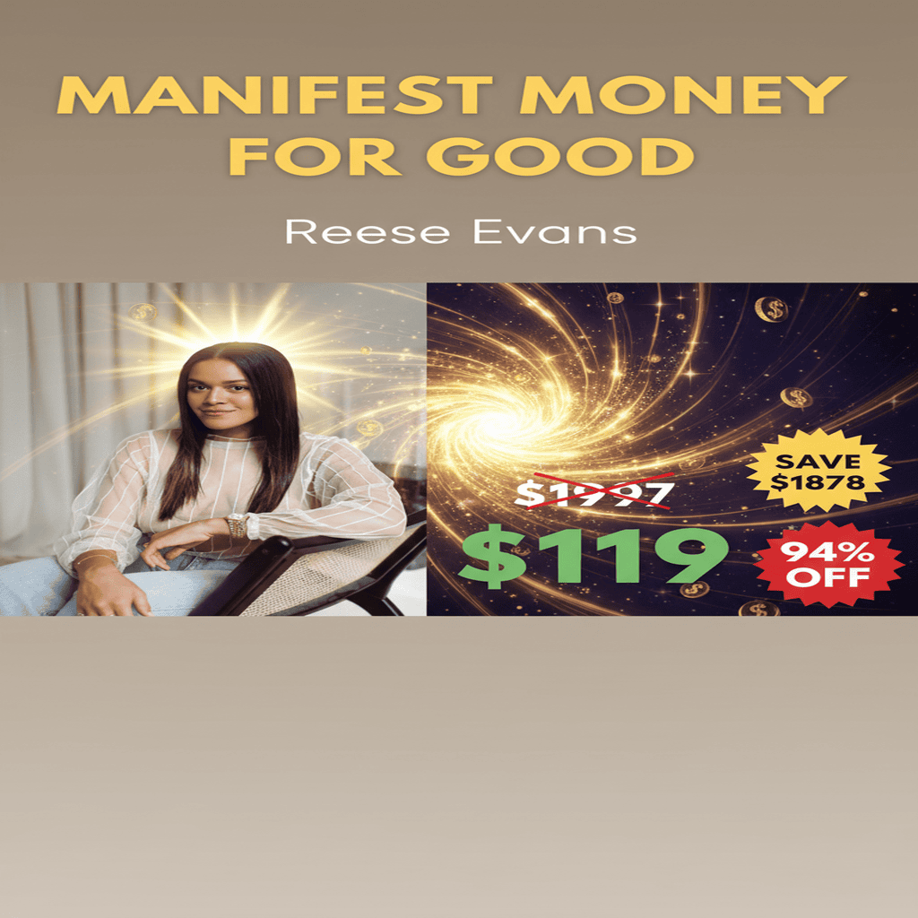 Manifest Money For Good - Complete Course at Best Price 2025 by Reese Evans