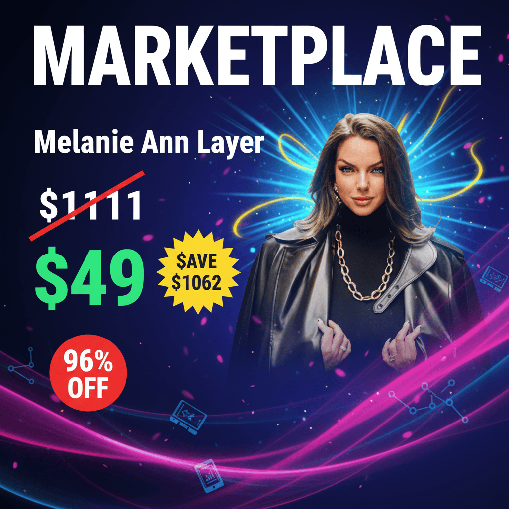 Marketplace - Complete Course at Best Price 2025 by Melanie Ann Layer