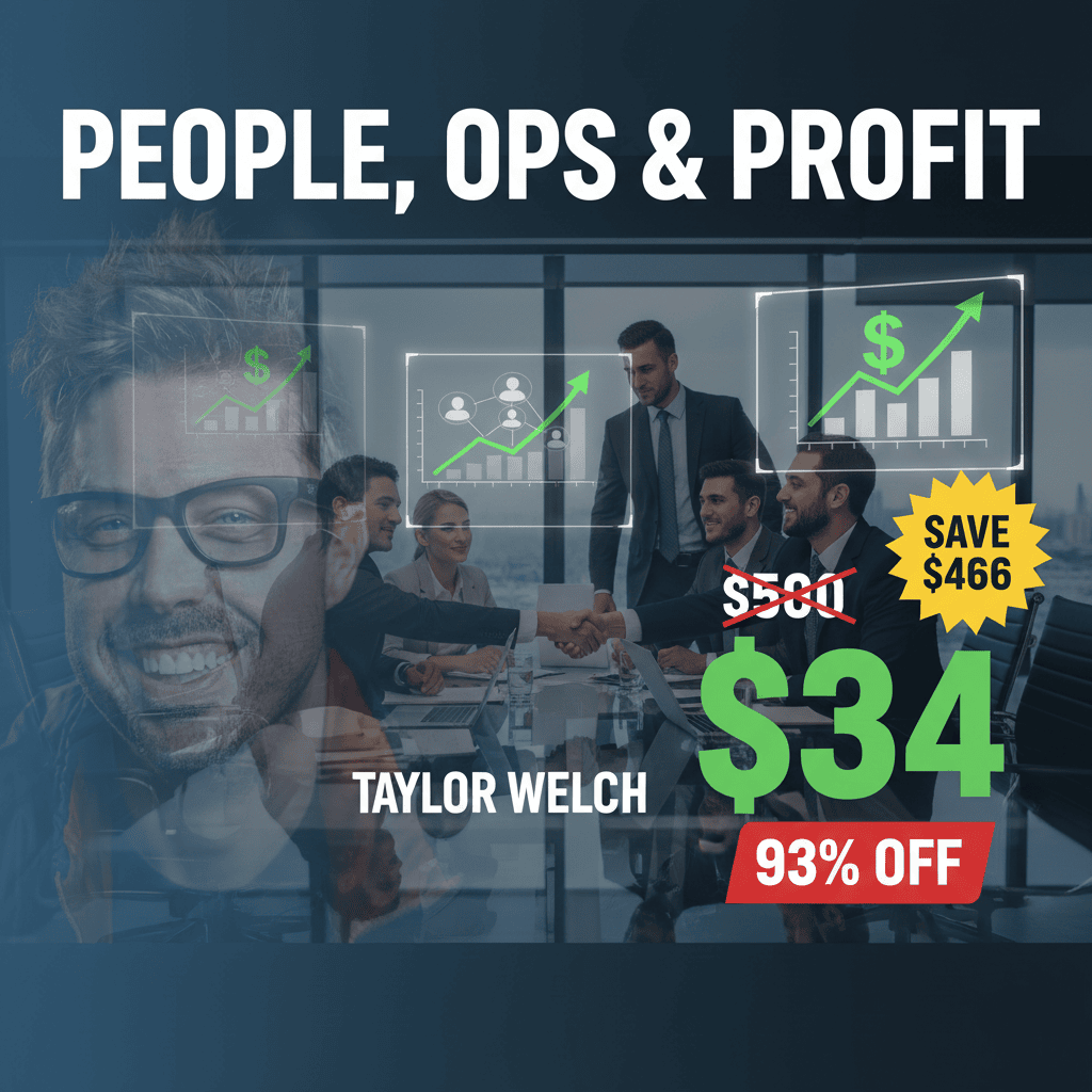 People, Ops & Profit - Complete Course at Best Price 2025 by Taylor Welch