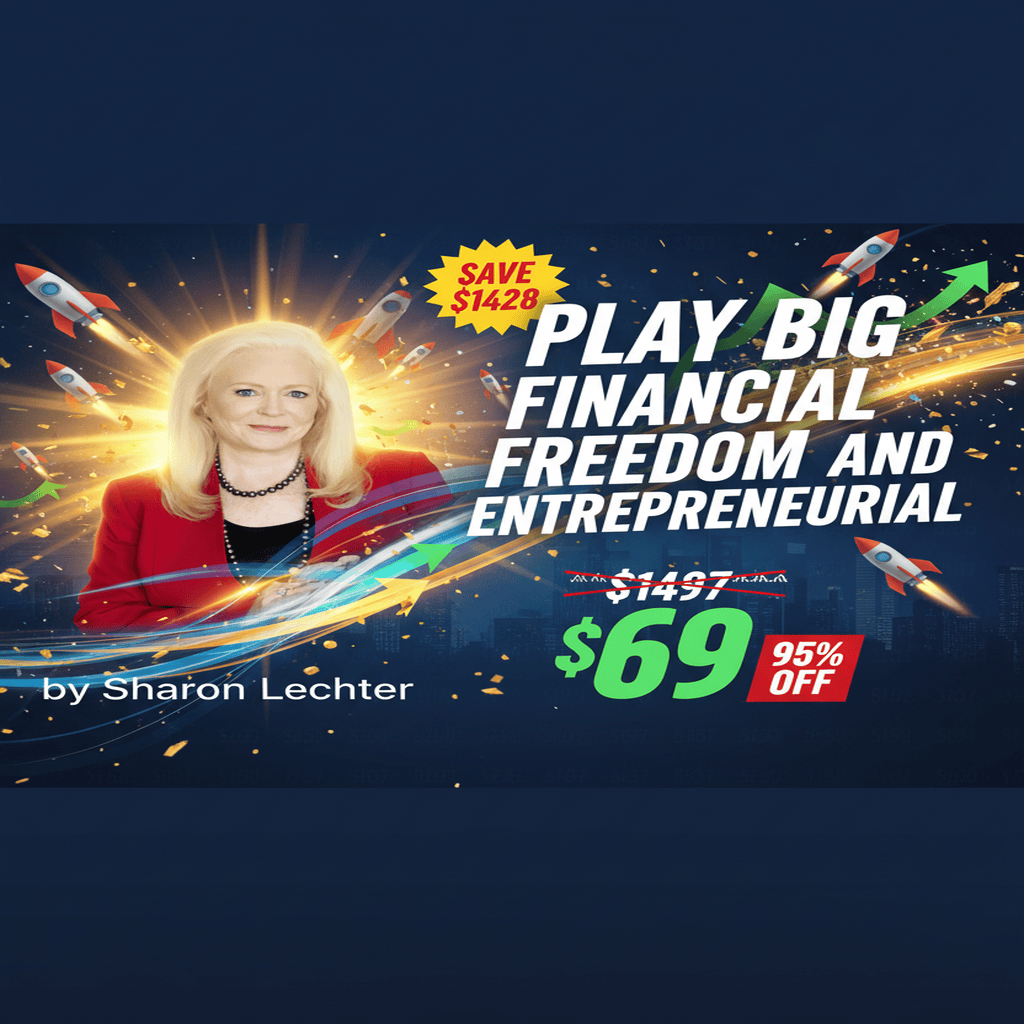 Play Big Financial Freedom and Entrepreneurial - Complete Course at Best Price 2025 by Sharon Lechter
