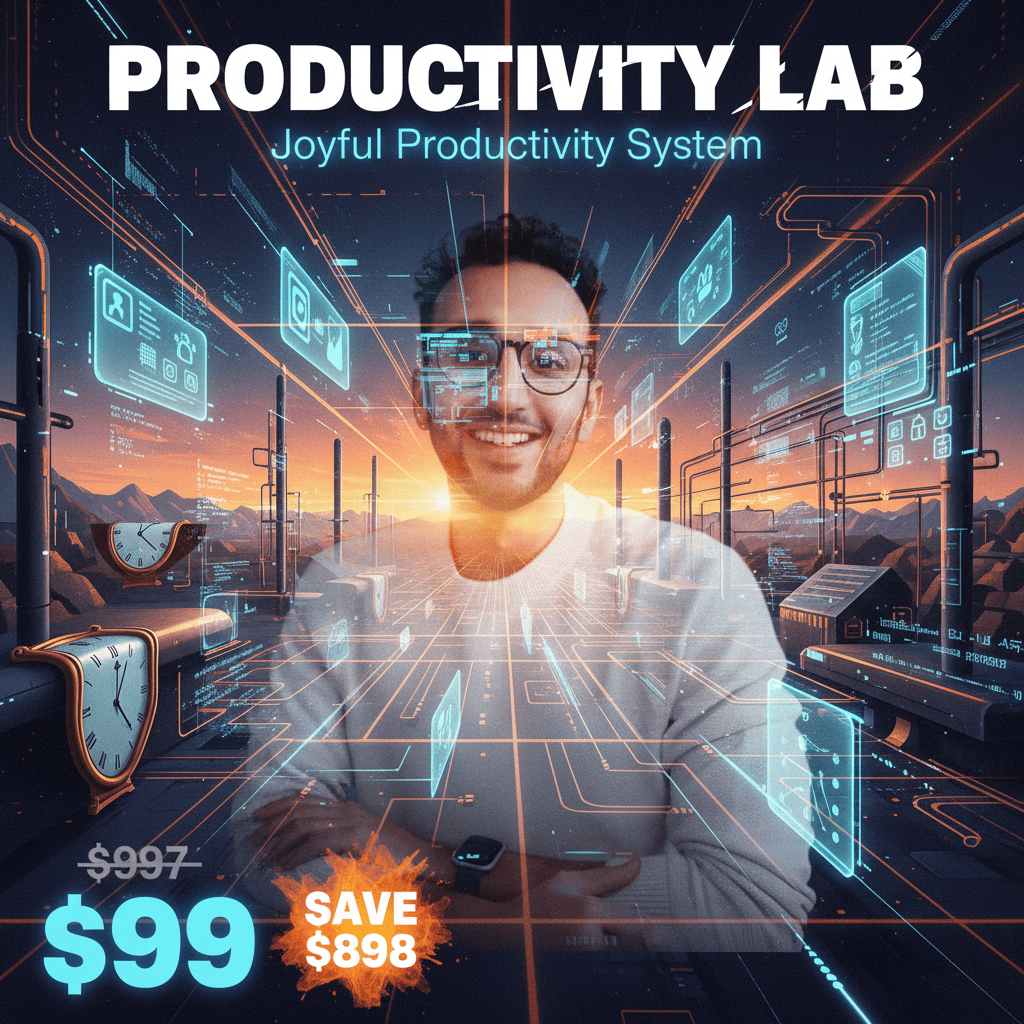 Productivity Lab - Complete Course at Best Price 2025 by Ali Abdaal Concept
