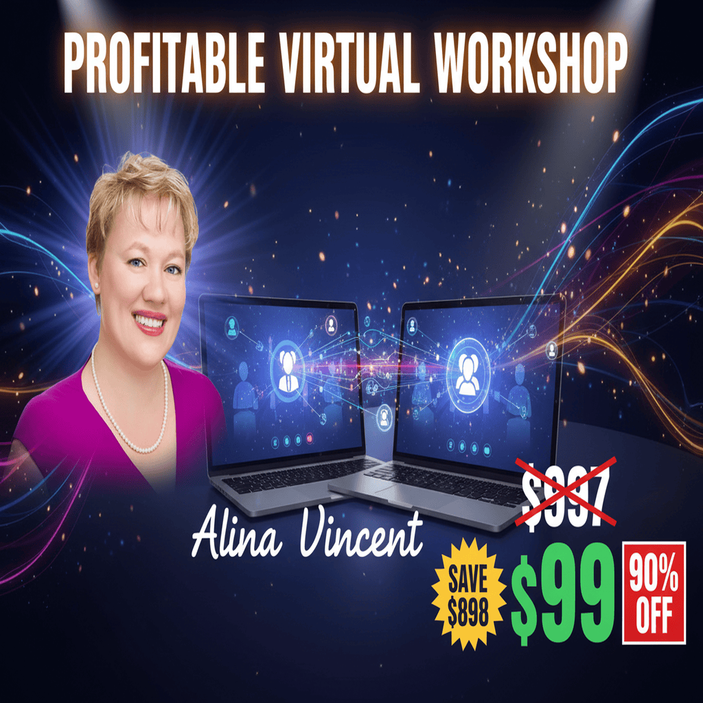 Profitable Virtual Workshop - Complete Course at Best Price 2025 by Alina Vincent