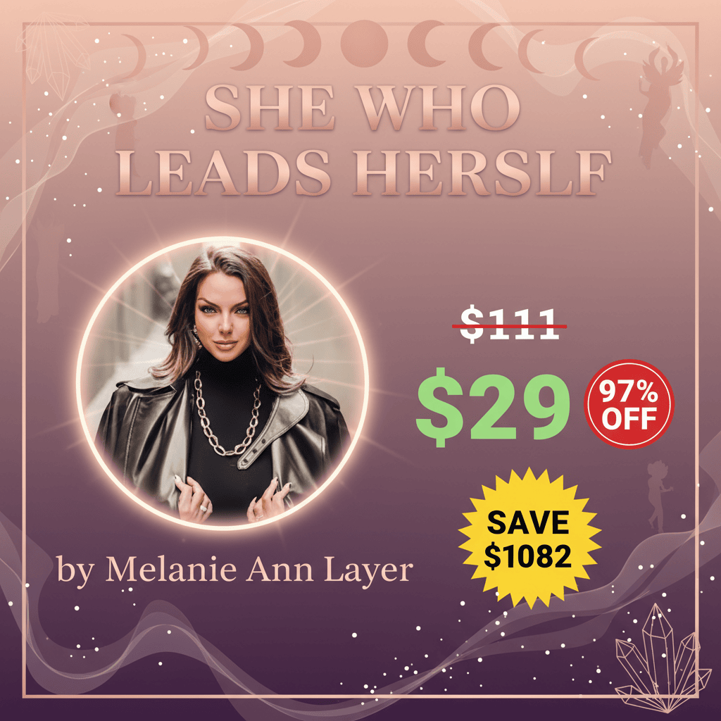 She Who Leads Herself - Complete Course at Best Price 2025 by Melanie Ann Layer