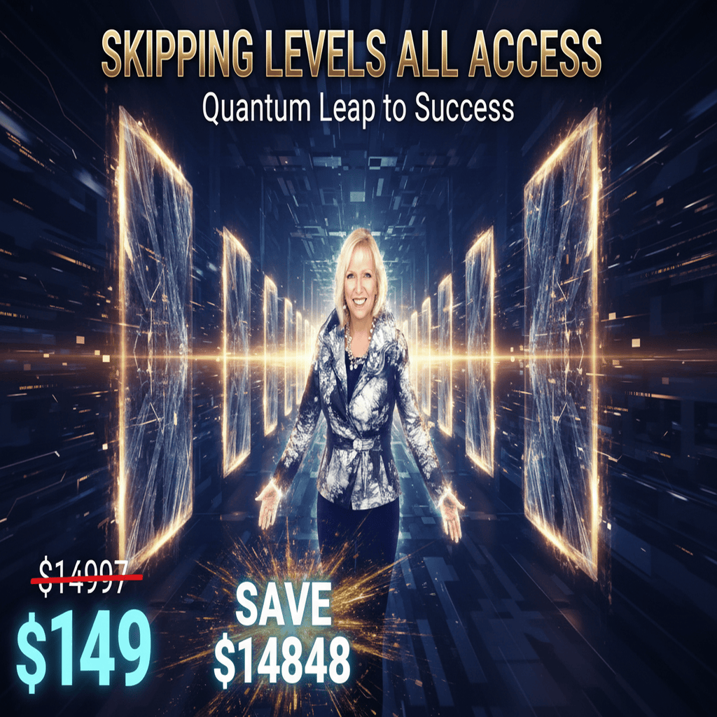 Skipping Levels All Access Pass by Peggy McColl: Complete Course at Best Price Concept