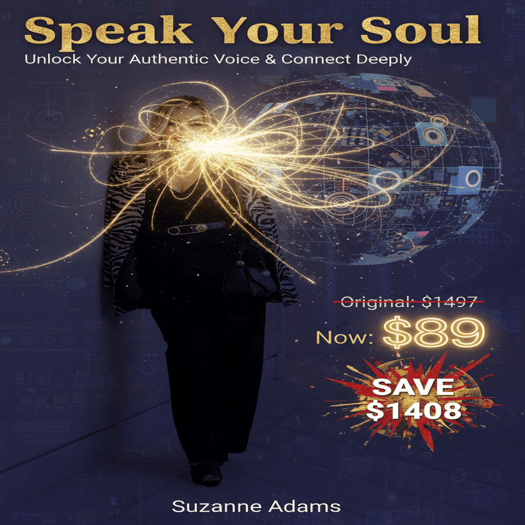 Speak Your Soul - Complete Course at Best Price 2025 by Suzanne Adams Concept