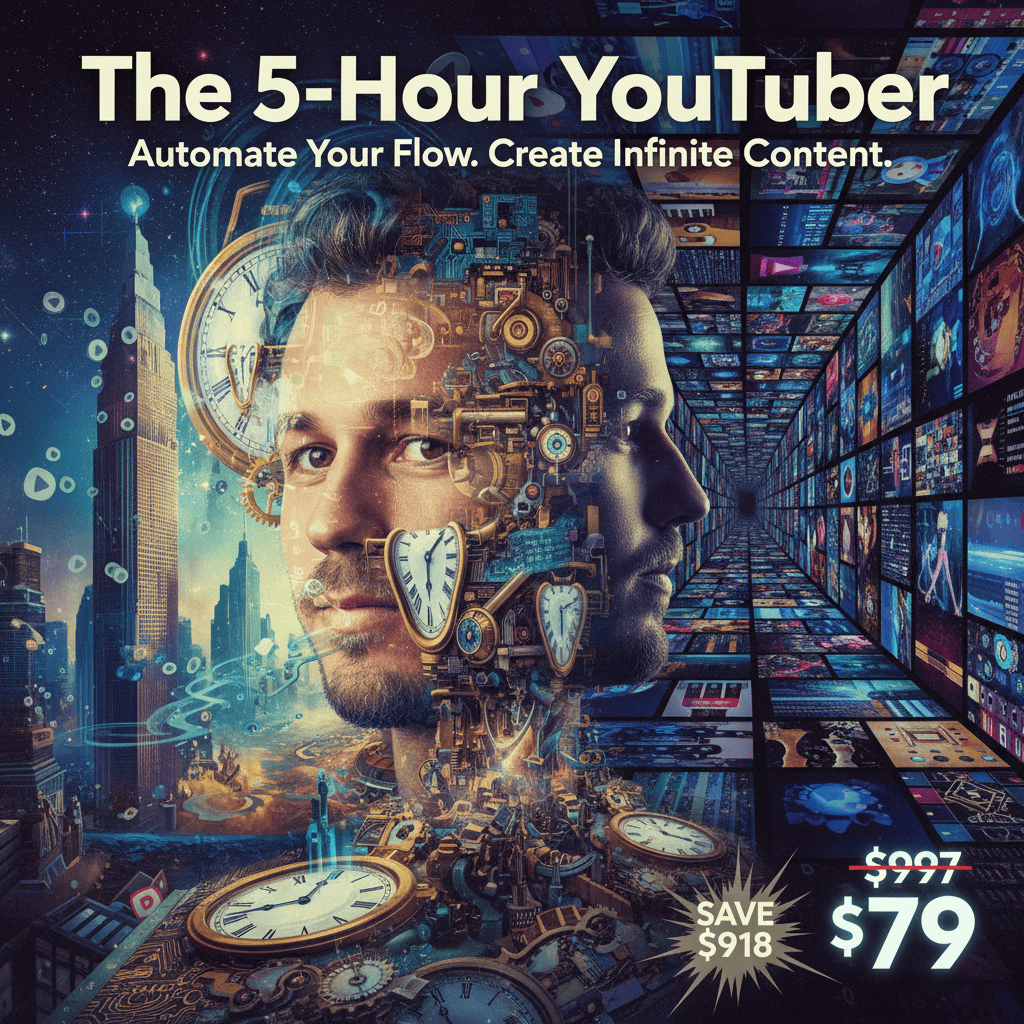 The 5-Hour YouTuber - Complete Course at Best Price 2025 by Gabe Bult Concept