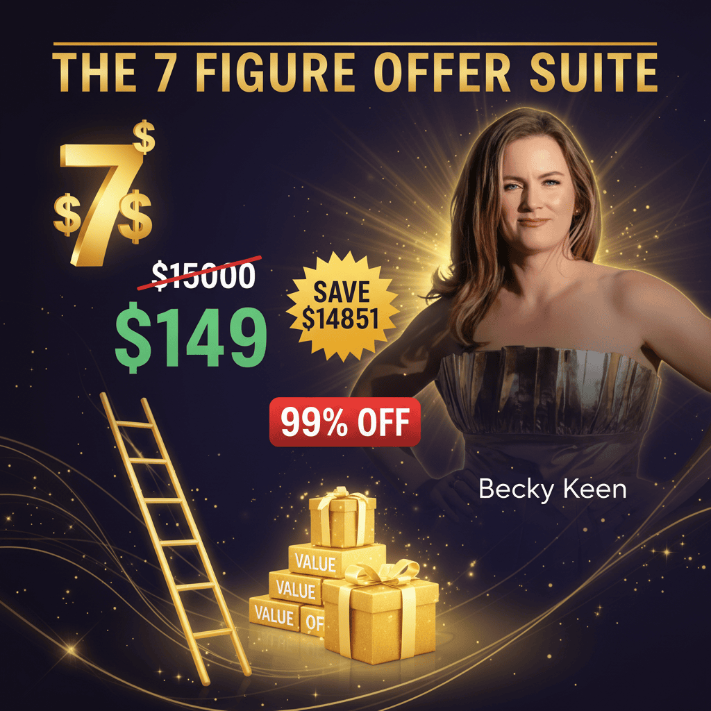 The 7 Figure Offer Suite - Complete Course at Best Price 2025 by Becky Keen
