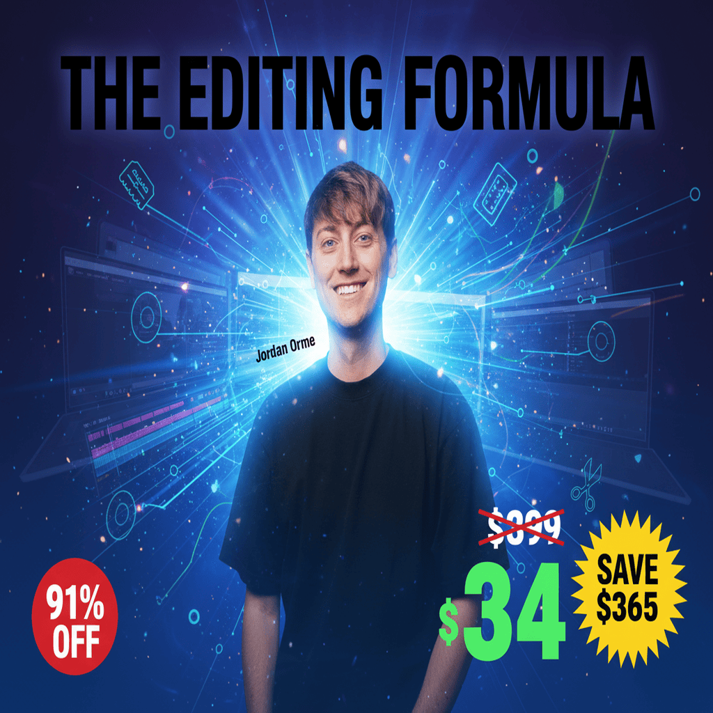 The Editing Formula - Complete Course at Best Price 2025 by Jordan Orme