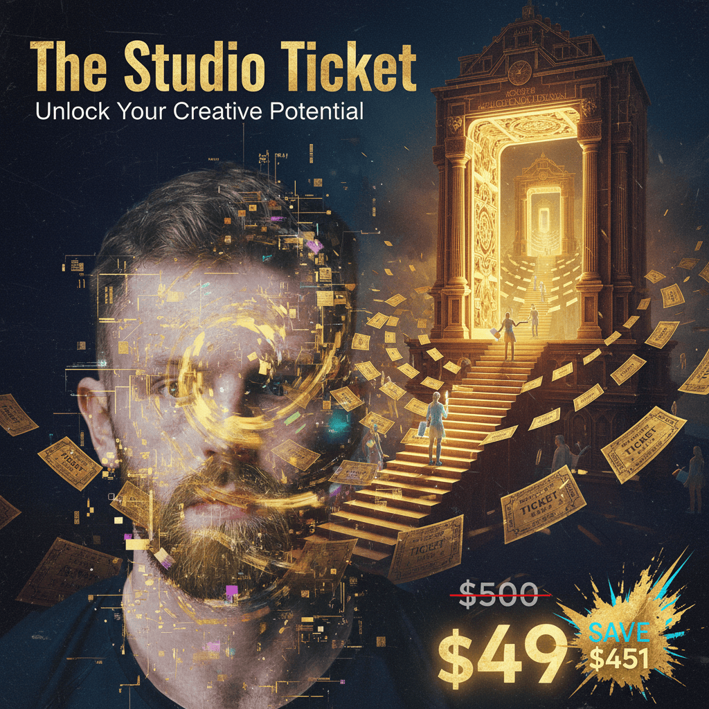 The Studio Ticket - Complete Course at Best Price 2025 by Ross Olochlainn Concept