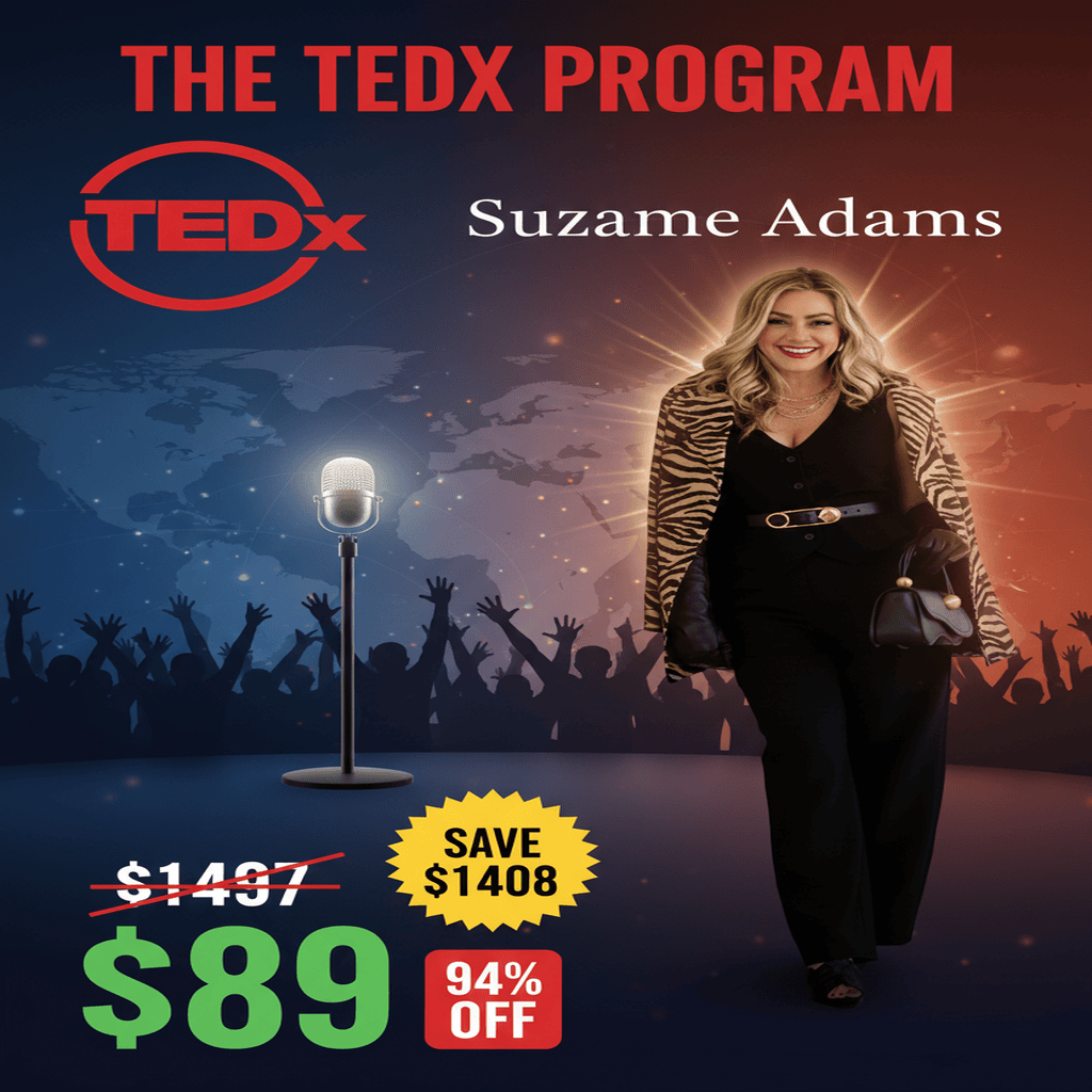 The TEDx Program - Complete Course at Best Price 2025 by Suzanne Adams