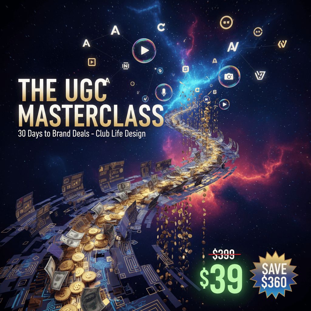 The UGC Masterclass - Complete Course at Best Price 2025 by Club Life Design Concept