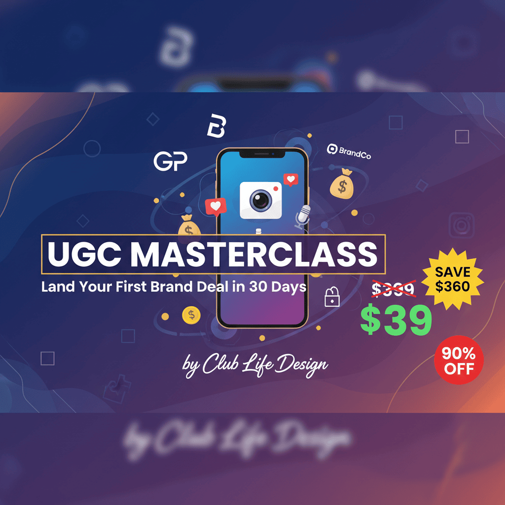 The UGC Masterclass - Complete Course at Best Price 2025 by Club Life Design