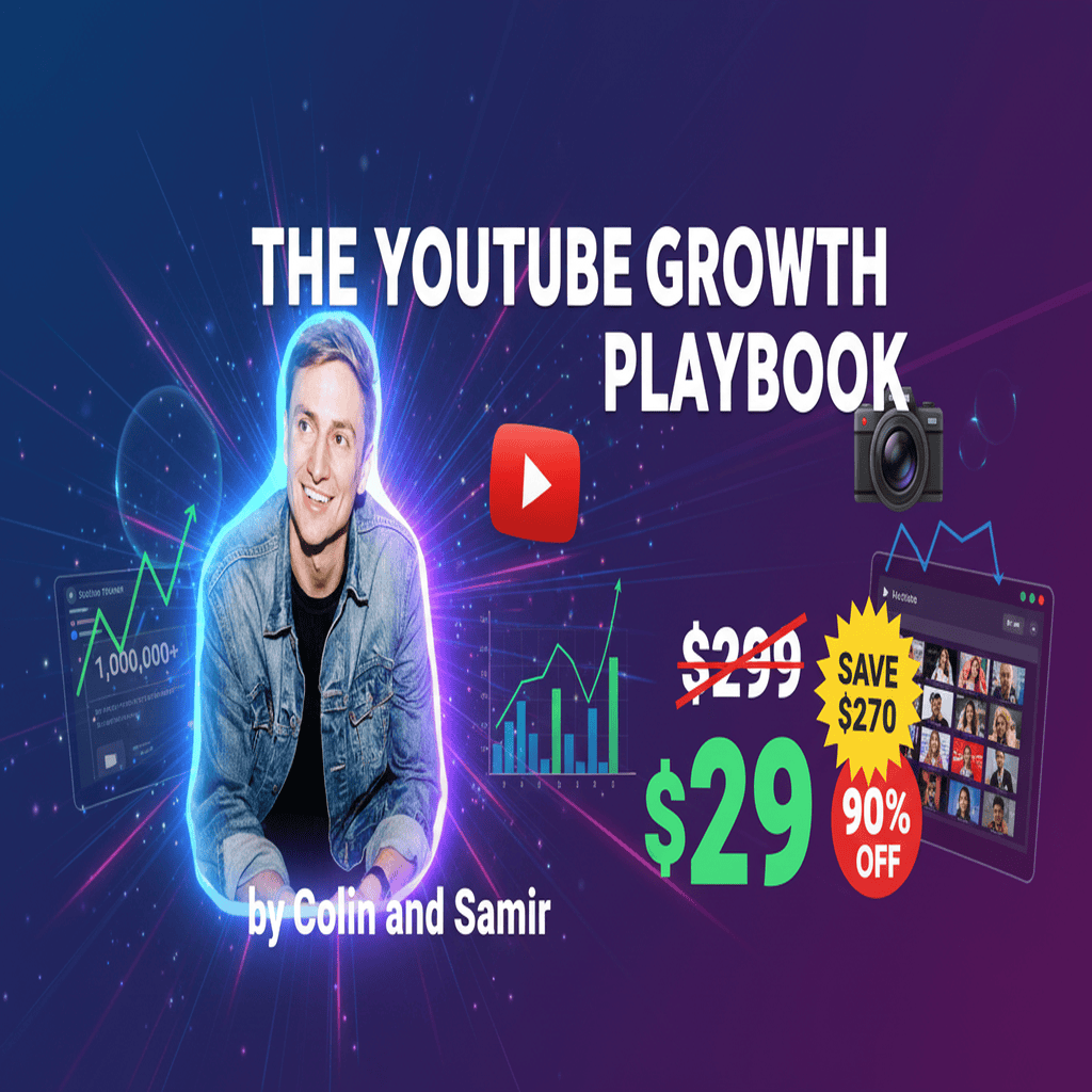 The YouTube Growth Playbook - Complete Course at Best Price 2025 by Colin And Samir