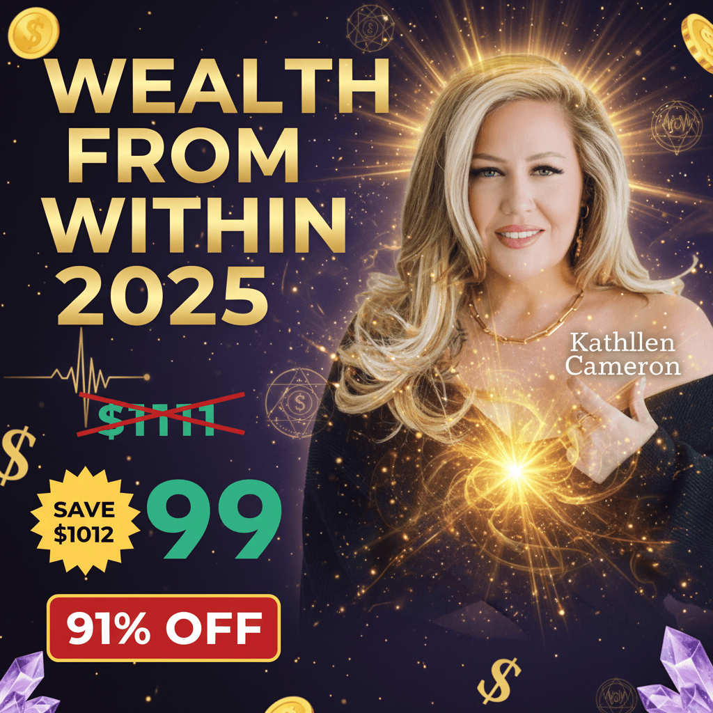 Wealth from Within 2025 - Complete Course at Best Price 2025 by Kathleen Cameron